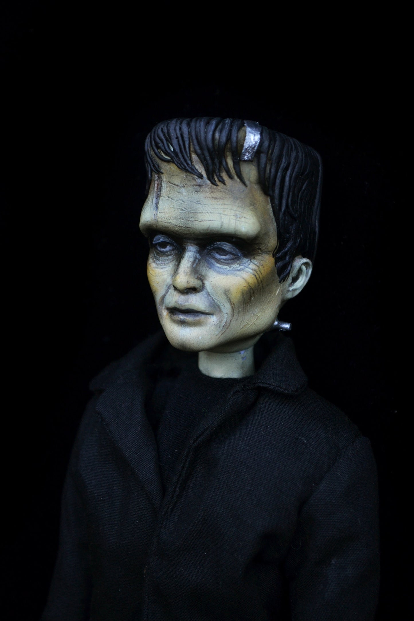 Frankenstein movie inspired horror art doll with handsculpted head and face | The Creature | MADE TO ORDER