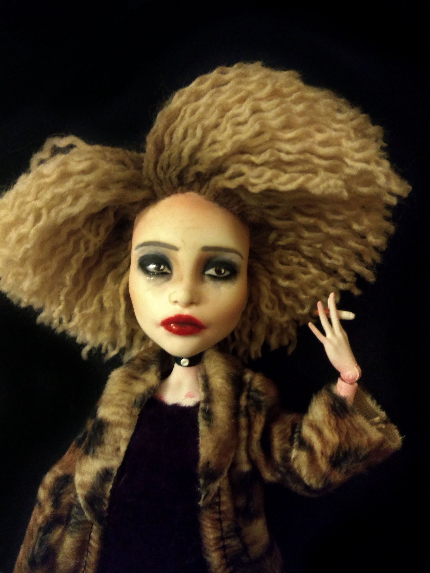 Sally | Ahs: Hotel inspired doll of Hypodermic Sally - art doll (mh ooak repaint) (MADE TO ORDER)
