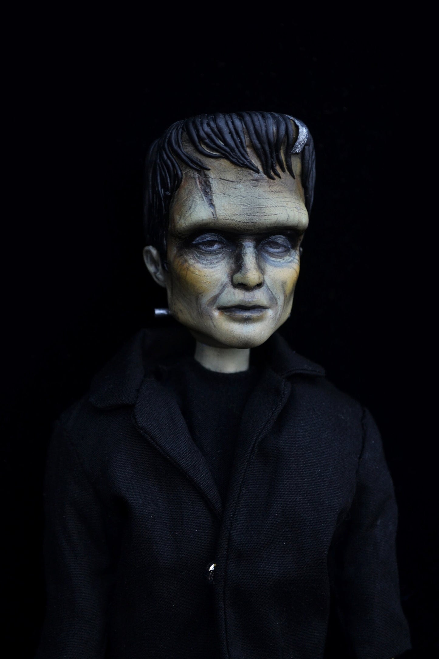 Frankenstein movie inspired horror art doll with handsculpted head and face | The Creature | MADE TO ORDER