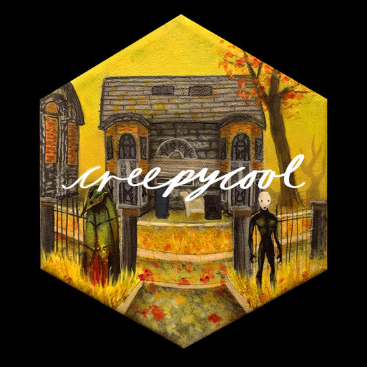 Doomed Arrival - Pathologic painting | Bachelor day 1 classic HD inspired hexagon acrylic painting (gift for gamers)